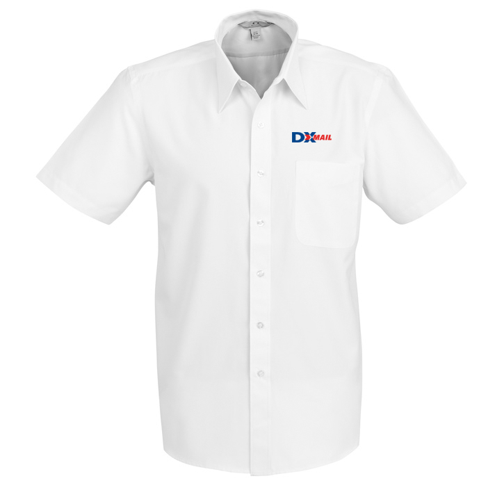 mens abassador short shirt white