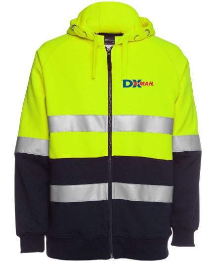 HI VIS (D+N) 1 2 ZIP POLAR FLEECE